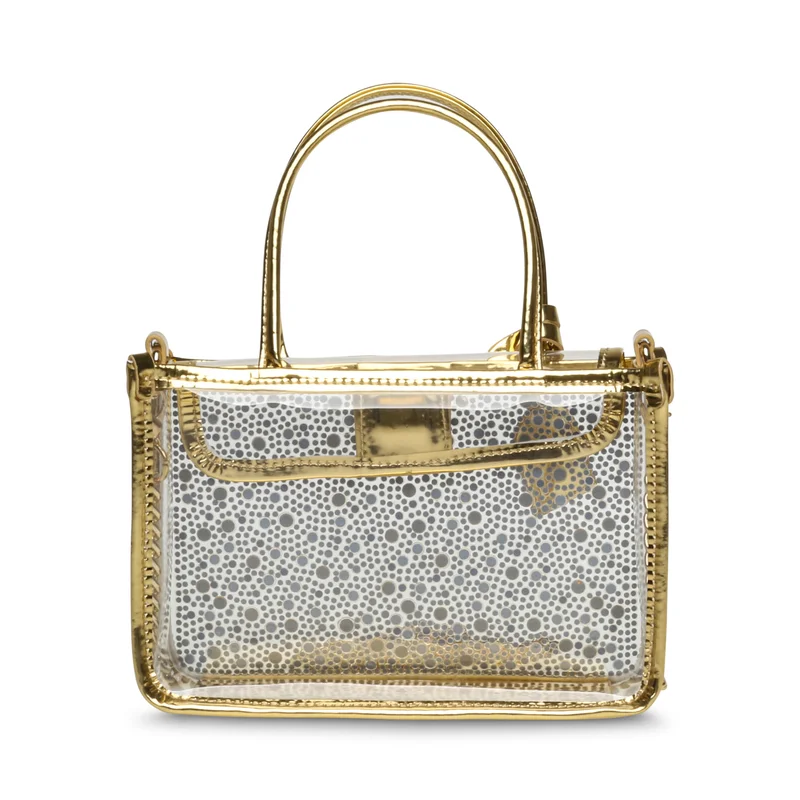 ستيف مادن Steve madden zuma-c gold handbag